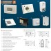 BS-812/P/C Θερμοστάτης Προγραμματιζόμενος (Ημερήσιος/Εβδομαδιαίος) με κλείδωμα PIN ανθρακί | Olympia Electronics | 940812003